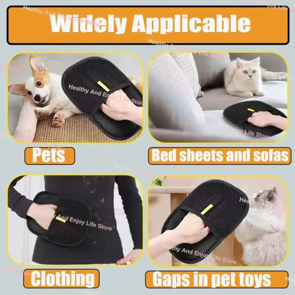 Pet Hair Cleaning and Collection Gloves Pet Double-Sided Multi-Functional Beauty